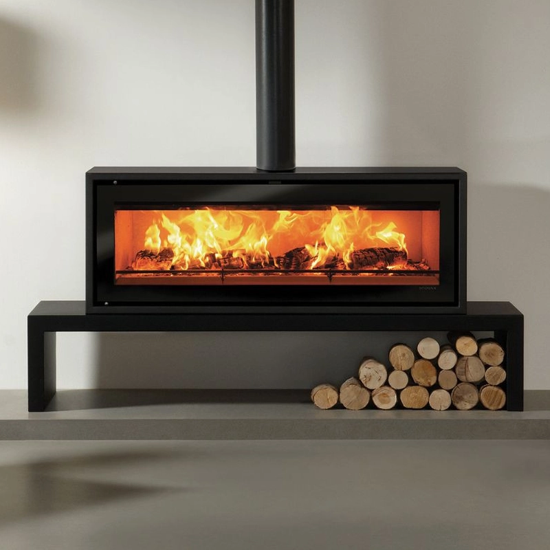 large wood burning stoves