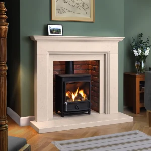 Montelo Beige Limestone Fireplaces