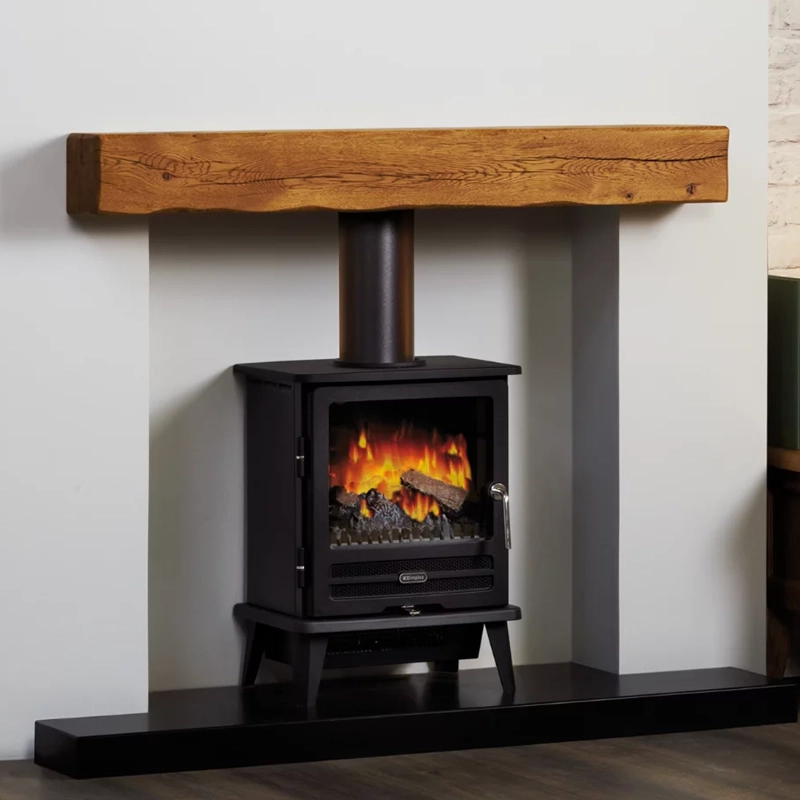 solid oak fireplace beam featured image