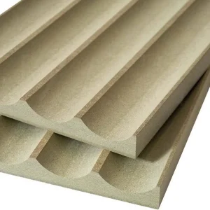 Vermiculite Fluted Fireplace Chamber Board 1250 x 1250mm