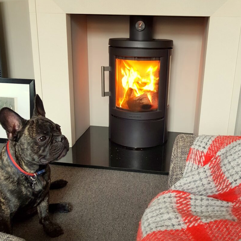 log burner installation in Tadley