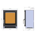 Parkray Aspect 5 Calm Flame Dimensions Sizes