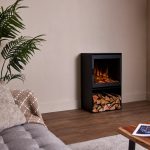 British Fires New Forest Cube Electric Stove In Living Room Large View