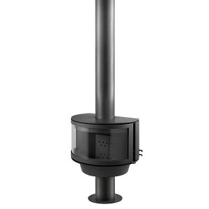 Rocal Ronde Frontal Freestanding Wood Burning Stove