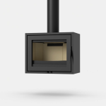 Wanders WAN 2060 Black Edition Wall Mounted Wood Burning Stove Wanders WAN 2060 Black Edition Wall Mounted Wood Burning Stove