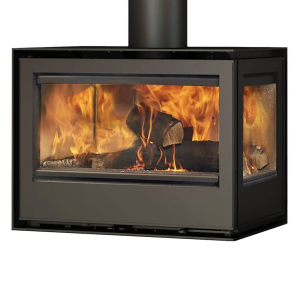 Rocal Habit 76 LD Wall Mounted Wood Burning Stove