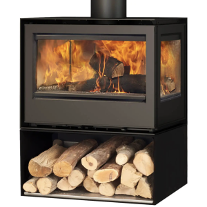 Rocal Habit 76 LD Wood Burning Stove - Logstore