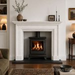 Paignton 54″ Carrara Marble Fireplace Surround – Honed Wide View