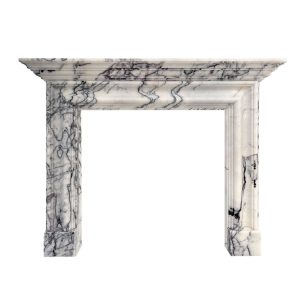 Alderney 58" Lilac Viola Marble Fireplace Surround