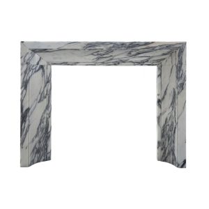 Scarpa Reduced 54" Arabescato Marble Fireplace Surround