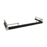 Classic 6 Black & Silver Fireplace Hearth Fender