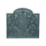 Coat of Arms Traditional Cast Iron Fire Back