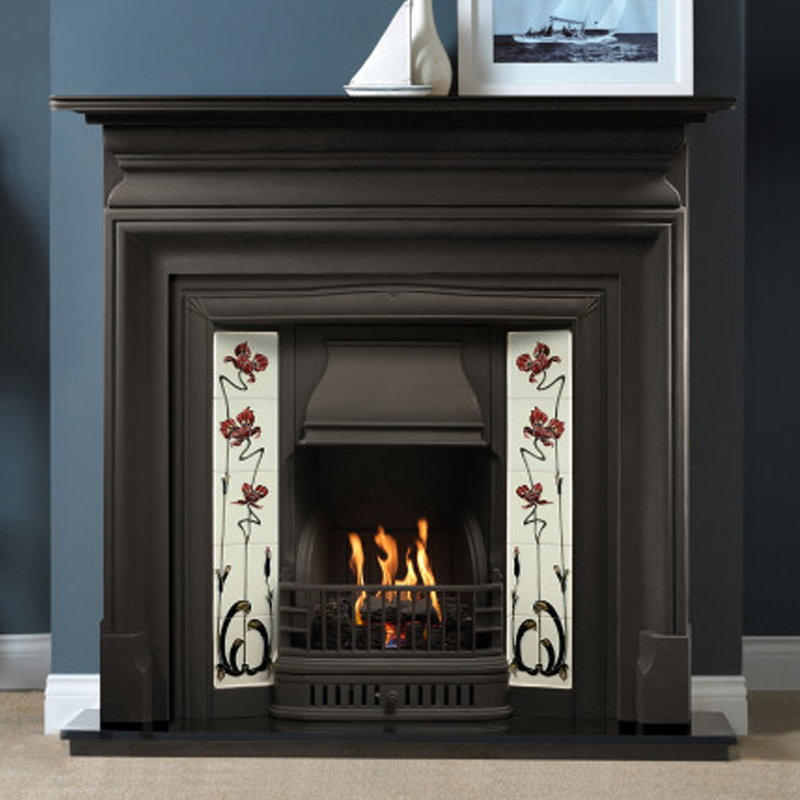 Montgomery 54″ Cast Iron Fireplace Surround