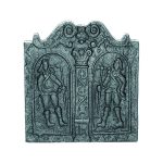 Pike Men Traditional Cast Iron Fire Back