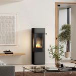 RAIS Nexo 140 Bioethanol Stove In Living Room