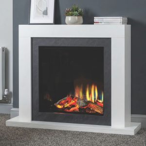 Katell Italia Taranto Two-Step Luminosa Electric Fireplace Suite