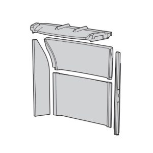 Contura 856/886 Style Firebrick Set